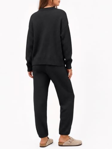 Image of LILLUSORY Women 2 Piece Sweater Matching Lounge Sets 2026 Fall Outfit