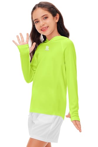 Image of Remimi Kids Sun Shirt Rash Guard Quick Dry Sun Protection Athletic Hoodie Hiking Shirts 3-12 Years