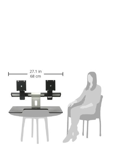 Amazon.com: Dell MDS14 Dual Monitor Stand (5TPP7), Black