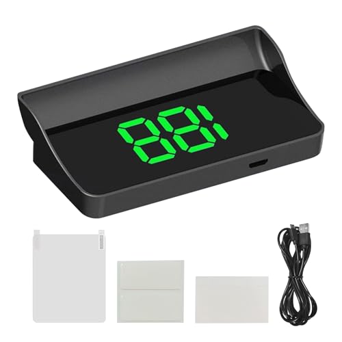 Display De Velocidad Digital Para Coche,Proyector HUD GPS Para Parabrisas   Monitor De Velocidad Para Autopista Viajes Tráfico,Entusiastas De Vehículos Gestores De Flotas