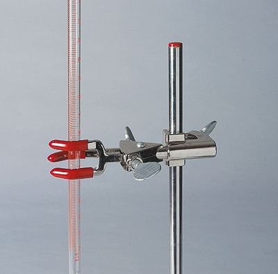 Cole-Parmer Buret Clamp, Single, Three-Prong, Medium