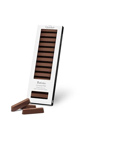 Hotel Chocolat Caramel Milk Chocolate Batons – 15 Chocolate Sticks, 120g – Chocolate Gifts – Designed To Taste And Share