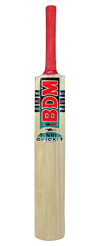 BDM Kashmir Willow Wood Cane Handle Tennis Cricket Bat with Carry Case Adult Size - Choose Weight - Thumbnail 4