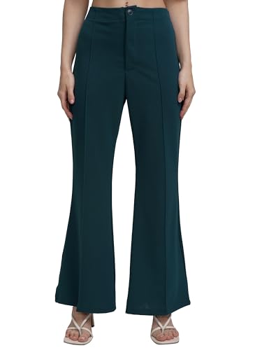 Image of Tokyo Talkies Women Flared High Rise Bootcut Trouser