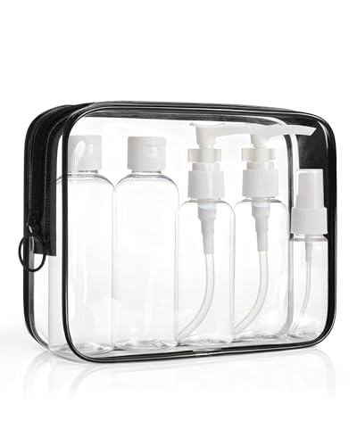 BAGSMART 7-Pack with Travel Bottles