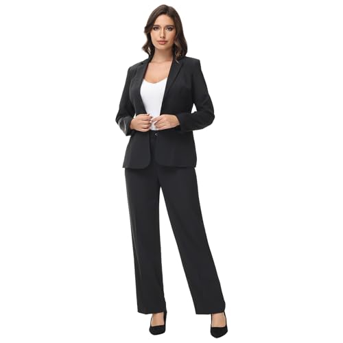 Effortlessly Chic Women's Black Business Suit - X-Large - Image 3