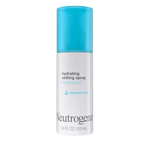 Neutrogena Hydro Boost Spray hidratante para maquiagem com ácido hialurônico, névoa facial de longa duração para uma pele lisa, brilhante e úmida, não comedogênica e hipoalergênica, 8 ml