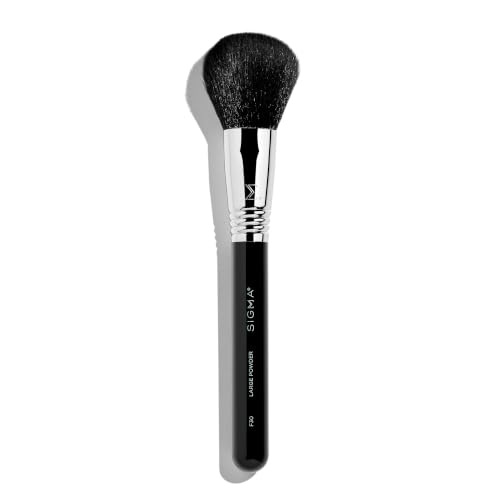 Sigma Beauty Professional F10 Powder/Blush Brush – Precise Application of Blush & Powder – Apply Color to Cheeks or Blend – Vegan, Hypoallergenic, Synthetic Makeup Brush