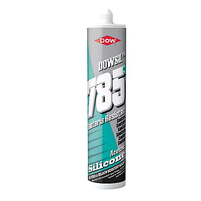 Dow 785+ Sanitary Silicone Sealant White 310ml