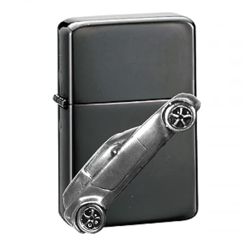 Briquet tempete essence suedois 9X 2002 noir avec couvercle