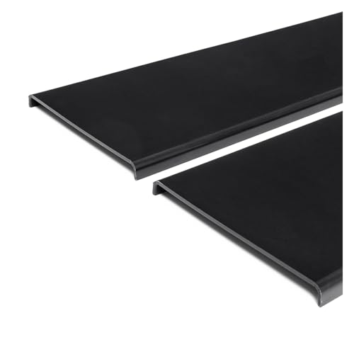 Faldones laterales coche negro brillante divisores faldas laterales 2m para A3 Lexus 2