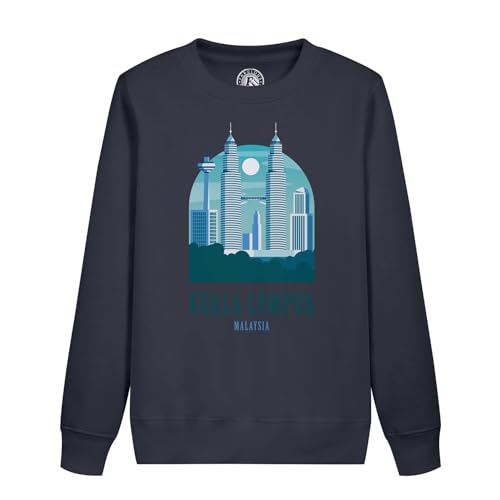 Sweatshirt enfant Kuala Lumpur vêtement de voyage Malaisie et mode vacances Asie pour fille et garçon