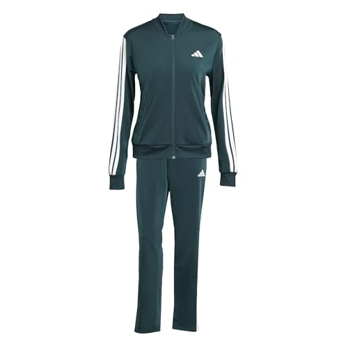 adidas Donna ESSENTIALS 3-STRIPES TRACKSUIT, Aurora Ivy, L