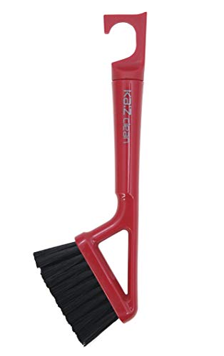 日本クリンテック(Nihon Clean tech) Ka:z Clean サッシブラシ レッド 幅2cm 全長26cm タイル お風呂 浴室床 水垢 湯垢 スキマ掃除 溝掃除