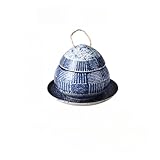 Fiyyuga 蒸し器 茶碗 蒸し玉子 陶器 茶碗 窯焼き 茶碗蒸し 蓋付き ボウル 食器 キッチン用品 汁椀 電子レンジ対応 蒸し器 ダイニング用 大容量 ご飯椀 食器 皿 皿 陶器 ホテル 和食器 飲食店 おしゃれ 業務用 調理用品 (N)