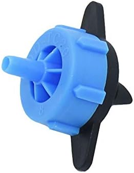 Pipe Fitting 50PCS 8L DRIPPERS Water Debit drip Irrigation Dropper Pressure Compensating Emitter Water Regulator Pipe (Color : Blue)
