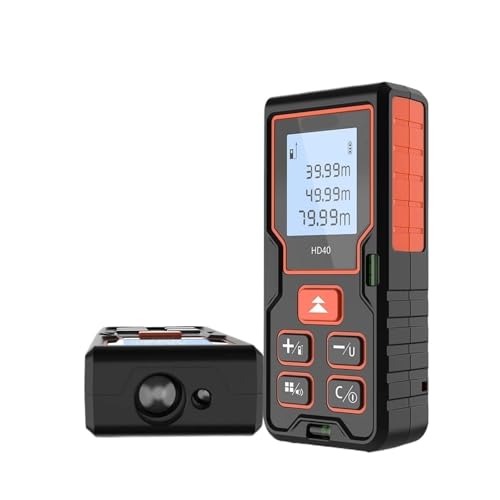 Telémetro láser/r Medidor de Distancia 40M 50M 60M 80M 100M Telémetro Telémetro láser/r Cinta Construcción(HD40 40M)