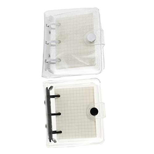 KALLORY 2 Juegos mini libro de hojas sueltas libretas pequeñas travelers notebook memo pad tableta...