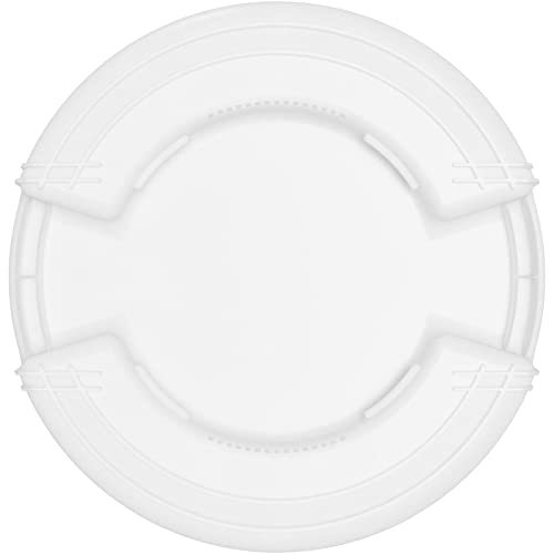 Image of SPARTA Bronco Waste Container Trash Container, Round Trash Bin for Disposal, 20 Gallons, White, (Pack of 6)