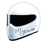 STICKY DUDE 2 Pieces Let 'em Hate Motorcycle Black Helmet Sticker Biker Rider Vinyl Waterproof | 7x2 Inch