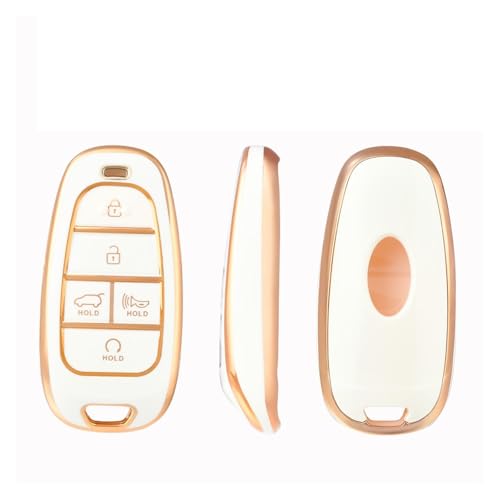 Funda llave para Tucson para Solaris para Sonata Hybrid protector fob 4