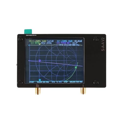 Spektrumanalysator, Vektor-Netzwerkanalysator 2000 mAh Nanovna 3G-Netzwerkanalysator 50 kHz – 3 GHz Frequenzbereich SAA-V2-Analysator
