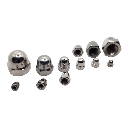 M8 Dome Nuts Marine Grade Acorn Style in A4 Stainless Steel 316 Corrosion Resistant Fasteners (Pack of 10) - Image 4