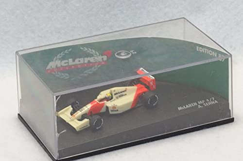 McLaren Ayrton Senna MP4/7 Minichamps voiture miniature pour vitrine de passionné
