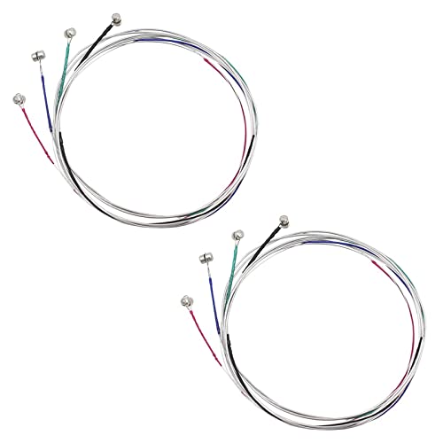 Violin Saiten Set, 2 Sätze 4/4 Violinsaite Universal Set, Violinsaiten Universal Full Set, Ersatzstahlsaiten Für 4/4 Violinen, Violinen Stahlkern Geigensaiten Saiten, G/D/A/E Violin Stahlsaiten