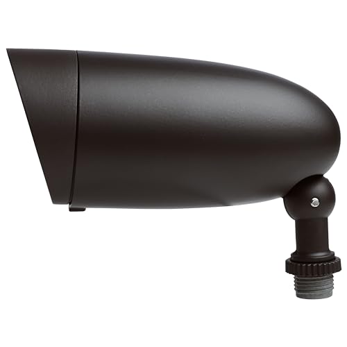 Nuvo 62-1205 Outdoor Landscape Spotlight, Waterproof LED Fixture, Yard Flood Light, 6.25-Inch Bronze, 3000K Warm White, 900 Lumens, 120V, Die-Cast Aluminum by Nuvo - Image 3