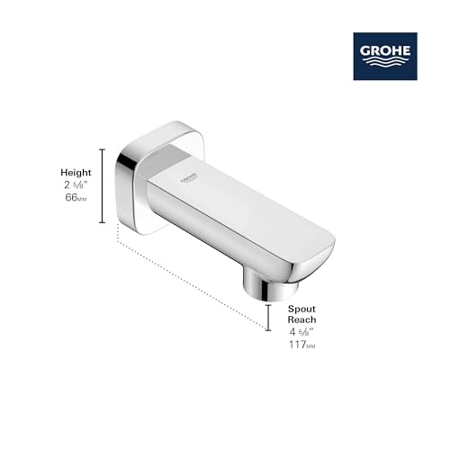 Grohe 101926GN00 Cubeo Tub Spout, Brushed Gold by GROHE - Image 7