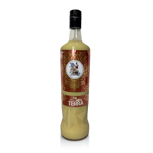 Da Miña Terra - Crema de licor de Natillas - 15% Vol - Botella de 1 Litro