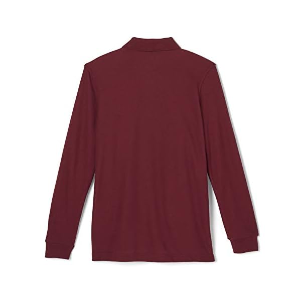 French Toast Jungen Long Sleeve Pique Polo Shirt (Standard & Husky) Poloshirt – Bild 3