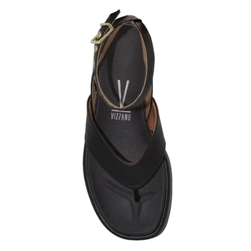 Sandalia Vizzano 6506.103 Papete Anabela Dedo Flatform Feminino