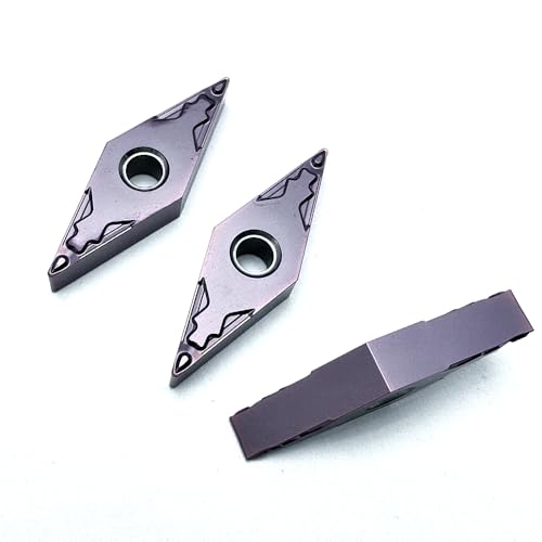 Set 10 insertos VNMG160404HQ VNMG160408HQ para torno CNC miniatura 1