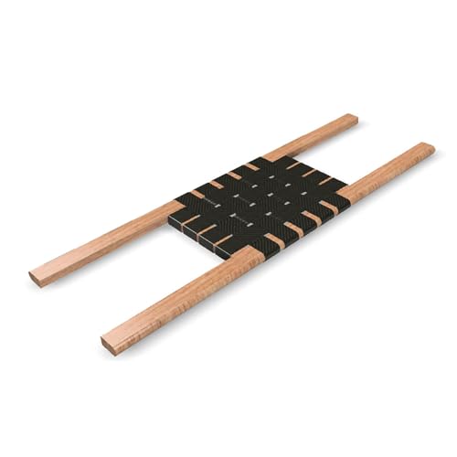 Kenco Outfitters Canoe Seat, Clear Ash Wood with Polypropylene Webbing, 34 x 10 Inches, Mortise and Tenon Construction, Weather-Resistant, for Old Town Canoes