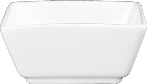 ITI Elite Square Souffle 2-7/8-Inch by 2-7/8-Inch 36-Piece White