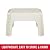 Rubbermaid Roughneck Step-Stool, Bisque, Lightweight, Holds up to 300 pounds, Ideal for Kitchen-Bath, Skid-Resistant