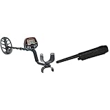 Bounty Hunter Land Ranger Pro Metal Detector, 11 Inch Waterproof DD Searchcoil, Adjustable Length, Lightweight & Metal Detector Pinpointer, Handheld, Black