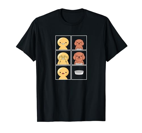 Hundefressen schnelles Design für Hundebesitzer T-Shirt
