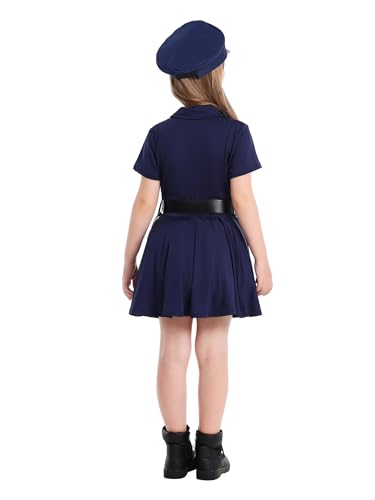 Disfraz completo de policía infantil para niños y niñas miniatura 4