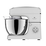 Rossmann Stand Mixer, Professional 2000 Watts 100% Pure Copper Motor, 8 Lit removeable SS Bowl, 4 Safety Features, Metal Gears & Planetary Rotation, Teflon Coated Accessories (Tableware, 8 Liter)