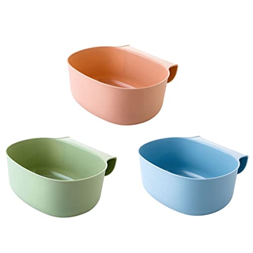 Hilai Bin de Basura Colgante pequeño Debajo del Fregadero Recipiente de Basura Bandeja de recolección de desechos de la Cocina 3 Piezas Debajo de los contadores de la Cocina contadores