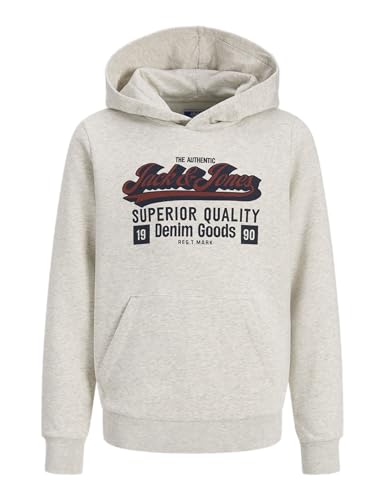 Jack & Jones Jjelogo Sudadera con Capucha 2 Col Aw25 Noos Mni, Color Blanco., 122