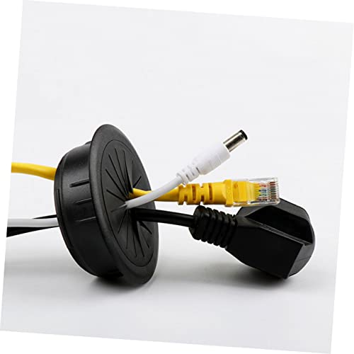 Organizador de cables para escritorio SEWACC 6 piezas, cubierta de orificio duradera para gestión ordenada de cables, tapa removible para fácil instalación para uso en oficina y hogar miniatura 7