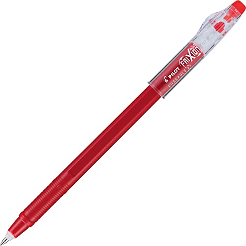 PILOT FriXion ColorSticks Bolígrafos de tinta gel borrable, punta fina, tinta roja, 12 unidades miniatura 1