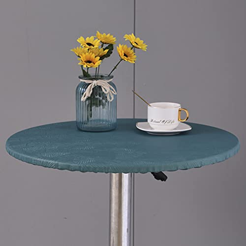Elastic Edged Vinyl Round Fitted Tablecloth - Image 3
