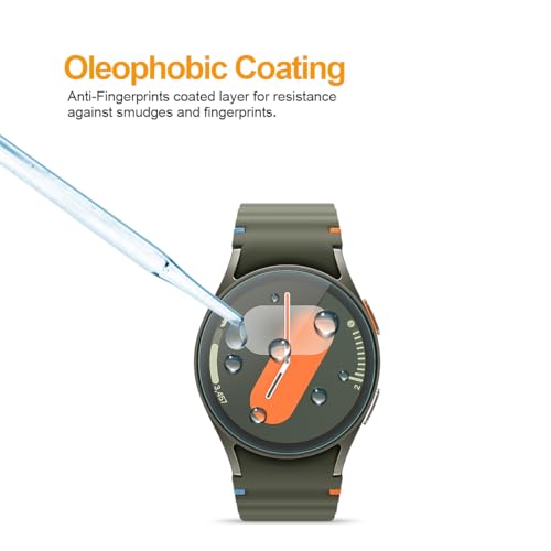 Supershieldz (3 Pack) Designed for Samsung Galaxy Watch 7, 6, 5, 4 (40mm) / Watch FE (40mm) Tempered Glass Screen Protector, Anti Scratch, Bubble Free