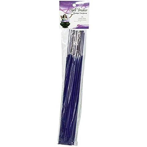 6 Packs Spell Breaker ROMPE CONJUROS Incense Sticks 9" Long (20 Sticks PER Pack) Cover