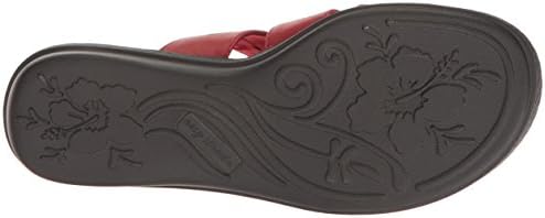 Easy Street Women's Nori Flat Sandal, Red, 6 M US | Image 3